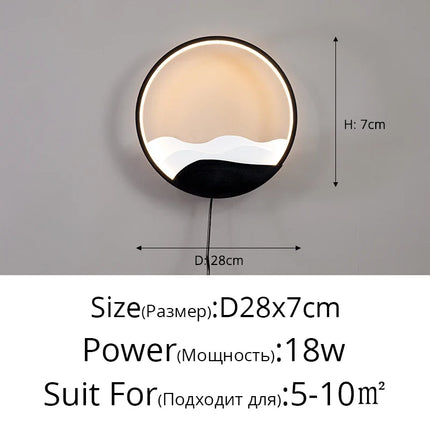 Applique murale LED pour lit mezzanine avec protection des yeux — LZ4XJ9