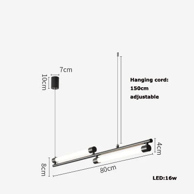 Lustre moderne en acrylique pour éclairage élégant — LZ4D9Q2