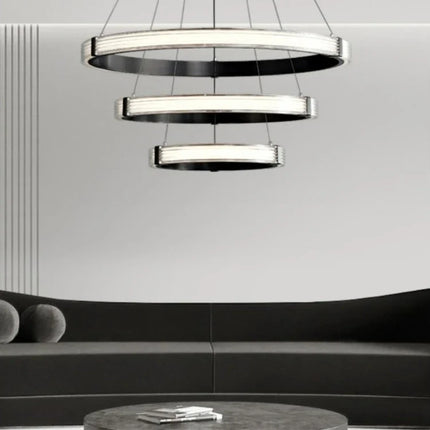 suspension circulaire de luxe postmoderne pour décoration intérieure élégante