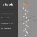 16 têtes / Lumière neutre
