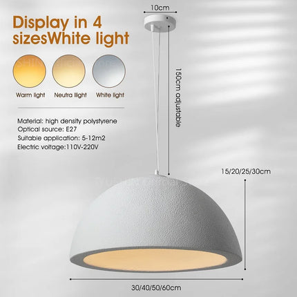 Lustre suspension nordique Wabi Sabi pour décoration intérieure — LZ4XJ7