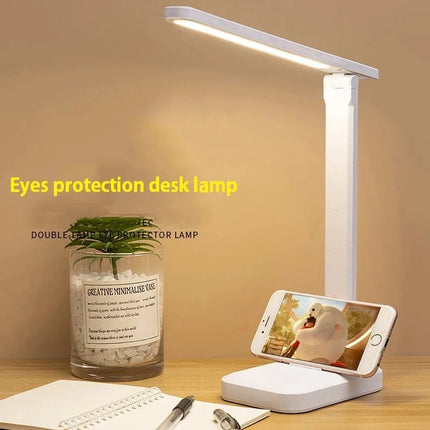 Lampe de table LED pliable à intensité tactile réglable USB rechargeable — LZ4P9X