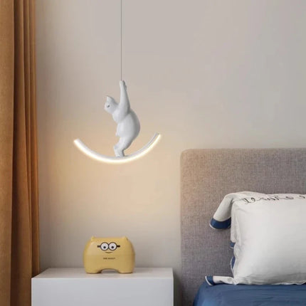 Lustre animaux mignons pour lampe de chevet enfant décoration moderne — LZ4X9T