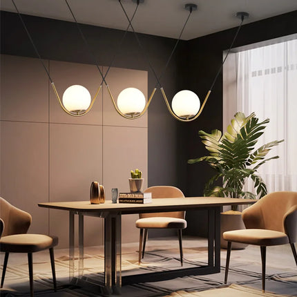 Suspension en verre style nordique pour restaurant et café — LZ4R9XQ