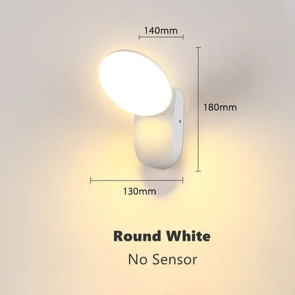 Applique murale extérieure LED étanche avec détecteur de mouvement — LZ4X9T2