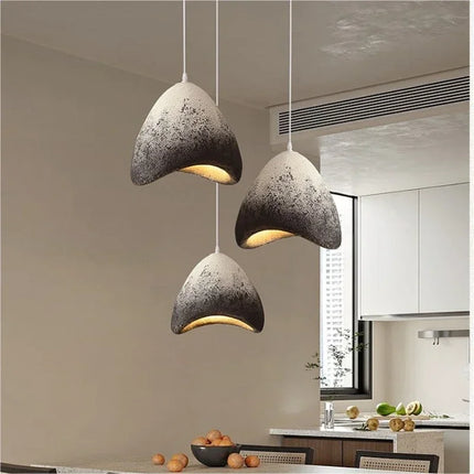 Lustre LED japonais créatif pour décoration intérieure artistique — LZ4X9Q7