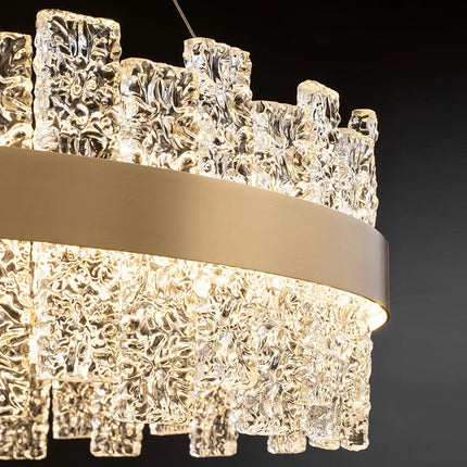 Suspension nordique en verre cristal au design moderne et élégant — LZ4X9P