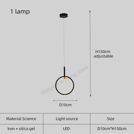 Lustre suspension moderne à forme trapézoïdale simple — LZ4X7P9