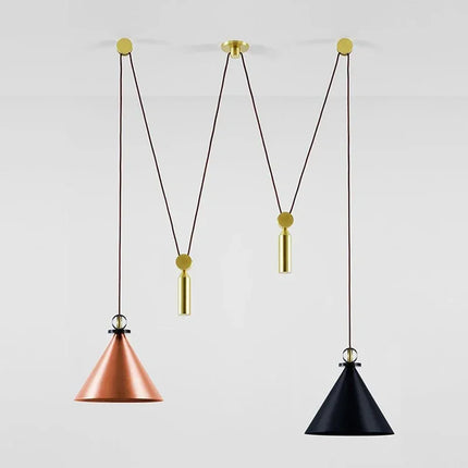 Suspension de plafond réglable en métal pour salon et salle à manger LED — LZ4X9Q2M