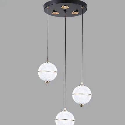 Suspension boule acrylique moderne pour bar et restaurant — LZ4X9Q2