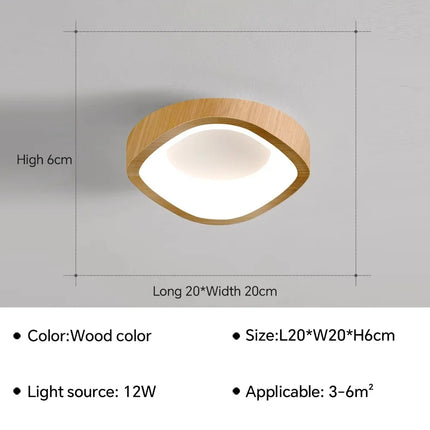 Plafonnier LED style nordique pour salon — LZ4G7XQ9