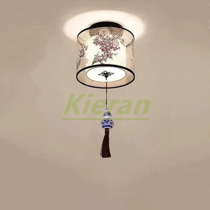 Plafonnier LED moderne motif lotus et oiseau pour hôtel et KTV — LZ4X9T