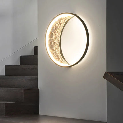 Applique murale moderne en forme de croissant de lune décoratif — LZ4X9P2