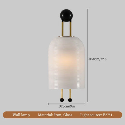 Lustre en verre au design wabi-sabi pour décoration moderne — LZ4T9X