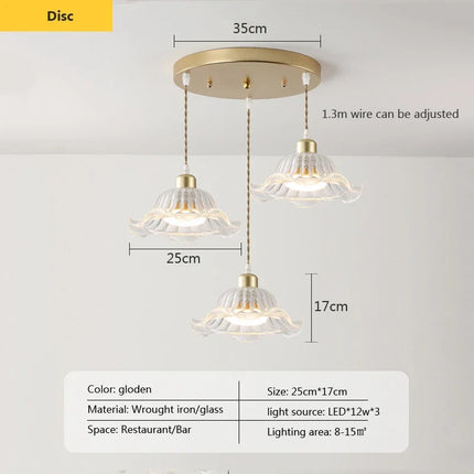 Suspension en verre au design moderne pour décoration intérieure — LZ4P9X
