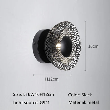 Applique murale en fer design corne italienne avec éclairage LED — LZ4P9XQ