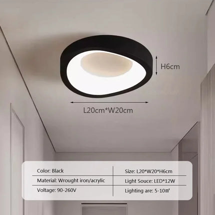Plafonnier LED nordique pour décoration intérieure — LZ4X9JQ