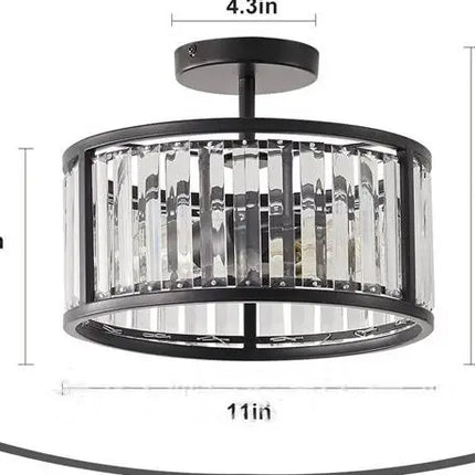 Plafonnier LED rustique pour éclairage intérieur créatif — LZ4X9J
