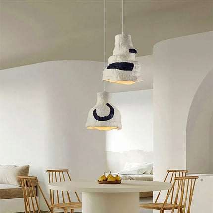 Suspension Wabi Sabi nordique E27 pour restaurant et salon — LZ4X9T2