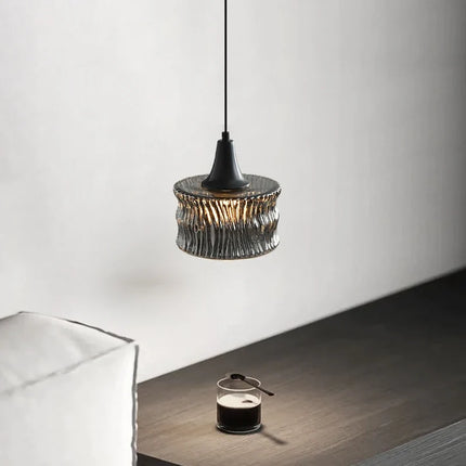 Suspension italienne minimaliste en cuivre et verre haut de gamme — LZ4X9T2