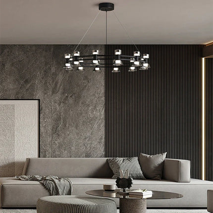 Lustre suspension LED boule en verre postmoderne — LZ4X9P2Q