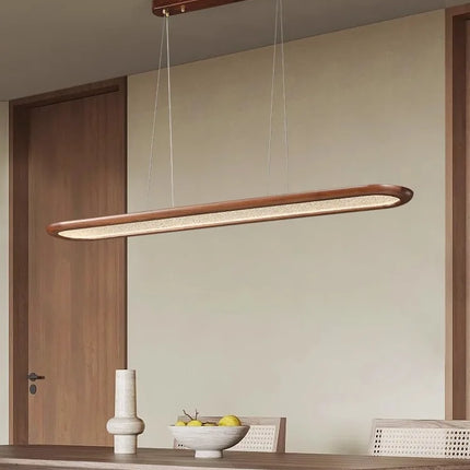 Suspension moderne en noyer avec LED décorative pour bar — LZ4X9P2