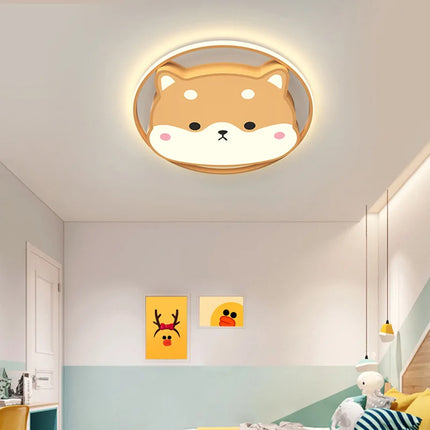 Plafonnier enfant avec motifs Shiba Inu, Husky et canard mignons — LZ4P9XQ