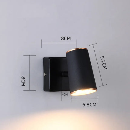 Applique murale LED rotative au design moderne pour intérieur — LZ4T9XQ