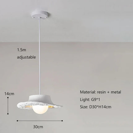 Suspension LED style wabi sabi nordique pour restaurant — LZ4P9XQ
