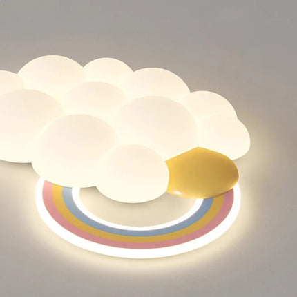 Plafonnier LED nuage arc-en-ciel pour chambre d’enfant — LZ4P9X
