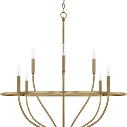 Lustre LED rétro en fer pour décoration intérieure moderne — LZ4X9T2Q
