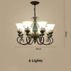8 lumières / Sans ampoule
