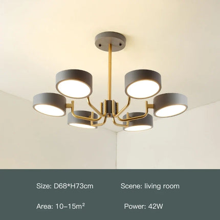 lustre moderne simple pour éclairage intérieur design élégant
