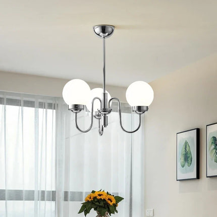 Suspension minimaliste en verre et fer pour intérieur moderne — LZ4P9XQ