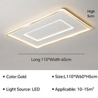 Oblong Or L110CM / Blanc froid