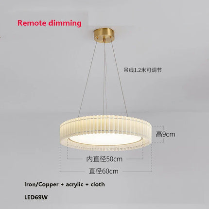 Lustre LED à intensité variable style nordique pour intérieur — LZ4X9M