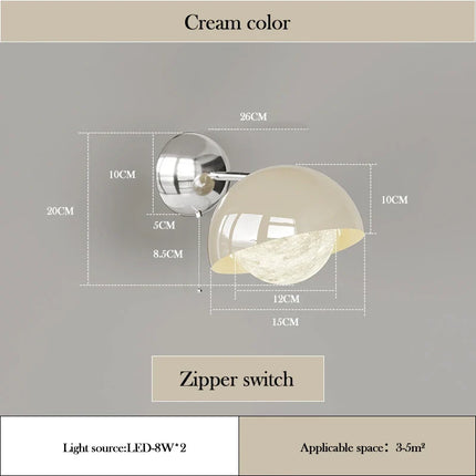 Applique murale LED 3D en forme de fleur moderne — LZ4XJ9