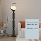 Lampadaire noirA / Lumière variable / CHINE