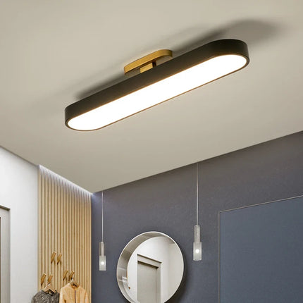 Plafonnier LED encastré rectangulaire au design moderne et minimaliste — LZ4X9P2