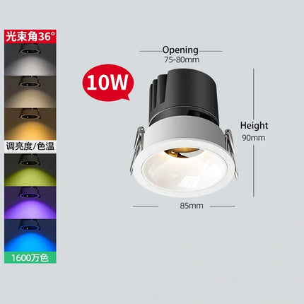 Spot encastrable rond LED intelligent Xiaomi Mijia RGB Zigbee — LZ4X9T