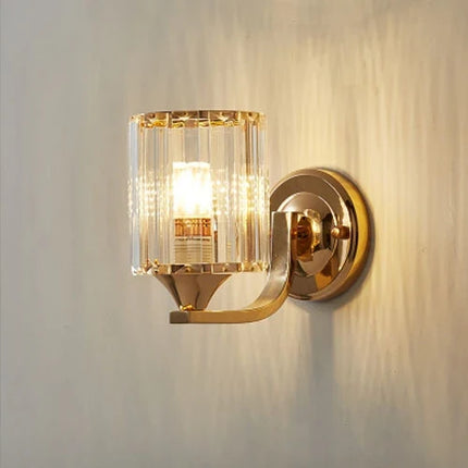 Applique murale art déco en cristal taille diamant brillante — LZ4X9Q