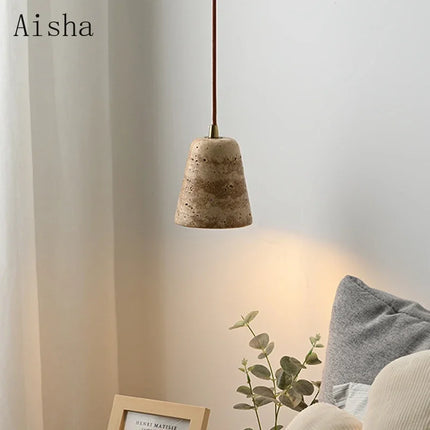 Suspension en pierre pour luminaire LED moderne — LZ4X9P2