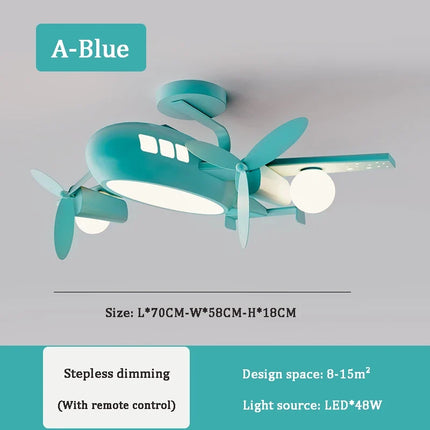 Plafonnier avion nordique décoratif pour chambre d’enfant — LZ4X9T2