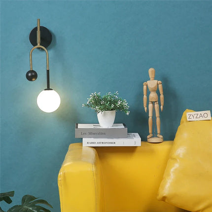 Applique murale en fer design forme en U — LZ4X9Q2