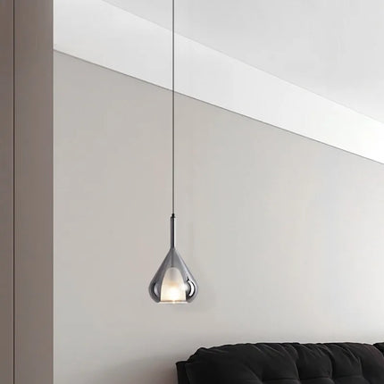 Lustre moderne minimaliste en verre de design italien — LZ4X9P2