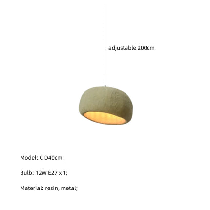 Rétro Loft escaliers E27 Led Lustre éclairage Wabi Sabi Lustre suspension Lustre lampe nordique suspension lampe décor à la maison suspension lampe