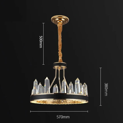 Suspension en cristal transparent pour décoration moderne — LZ4X9P