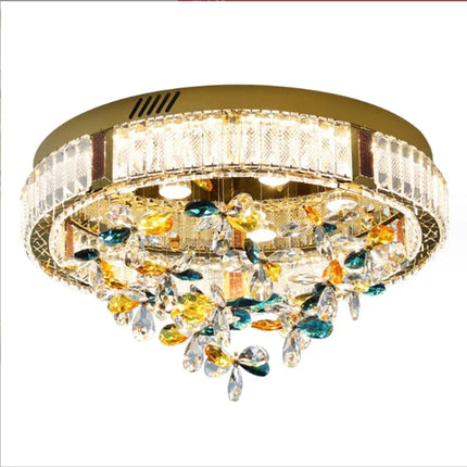 Plafonnier luxe en cristal pour intérieur de villa moderne — LZ4XJ9