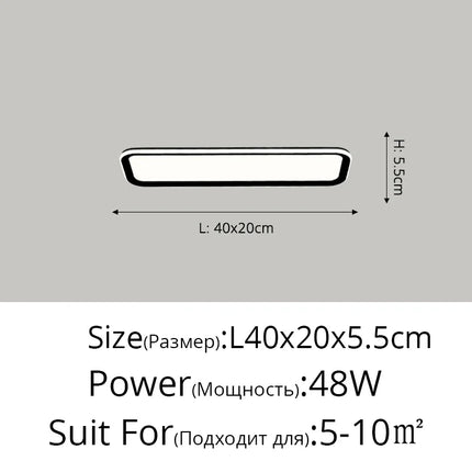 Plafonnier nordique simple pour balcon et entrée — LZ4T9XQ