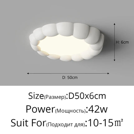 Plafonnier moderne créatif style bulle avec protection yeux chaude — LZ4GJ9